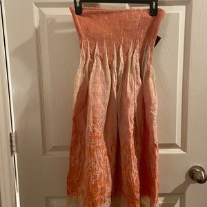 Orange dress/skirt. One size. Brand new